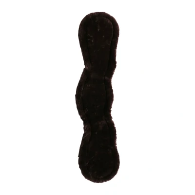Abbildung von Kentucky Sattelgurtschoner Sheepskin Short Braun 70cm