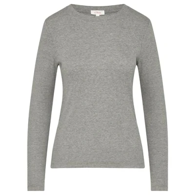 Abbildung von s.Oliver Damen 2156451 Langarmshirt aus Rippware, 9730, 44