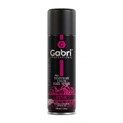 Abbildung von Gabri Color Spray 150ml Haarfarbspray Haarfarbe zum Aufsprühen Pro Temporary Hair Colour (Pink, 150 ml (1er Pack))