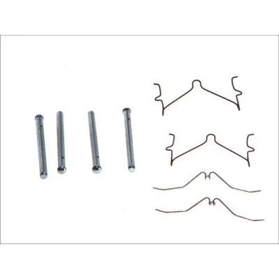 Abbildung von QUICK BRAKE 109 1126 Zubehörsatz, Scheibenbremsbelag MAZDA: FAMILIA 4, 323P V Hatchback, 323C IV Hatchback