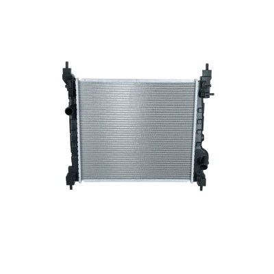 Abbildung von NRF 53195 Kühler, Motorkühlung Aluminium 450 396 16 Kühlrippen gelötet