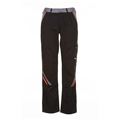 Abbildung von Planam Visline Herren Bundhose schwarz orange Zink Modell 2421 Größe 54