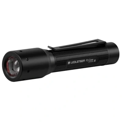 Abbildung von Ledlenser P3 Core Taschenlampe, maßgeschneidertes Licht durch Advanced Focus System mit 90 Lumen, 6 Stunden Laufzeit, ultrakompakt und leicht, Outdoor &amp; Camping, 1stck.