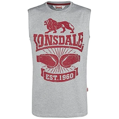 Abbildung von Lonsdale Cleator Top, Herren, Größe: XL, Marl grey