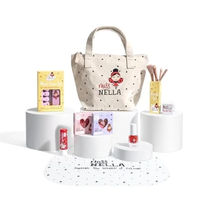 Abbildung von Miss Nella Sonderedition Kinder Make Up und Nagellack Set für kleine Mädchen (Glamorous Picks, 8, stück)