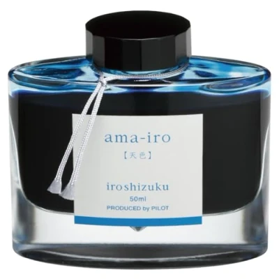 Abbildung von Pilot Iroshizuku Fountain Pen Ink 50 ml Bottle Ama iro Sky Color (Sky Blue) (japan import)
