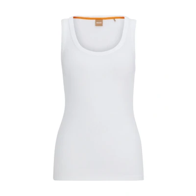 Abbildung von BOSS C Ematite Top, Damen, Größe: Small, White