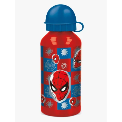 Abbildung von Marvel Spider Man Wasserflasche 400 ml Aluminium, Rot