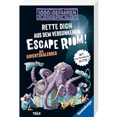 Abbildung von 1000 Gefahren: Der Adventskalender Rette dich aus dem versunkenen Escape Room!