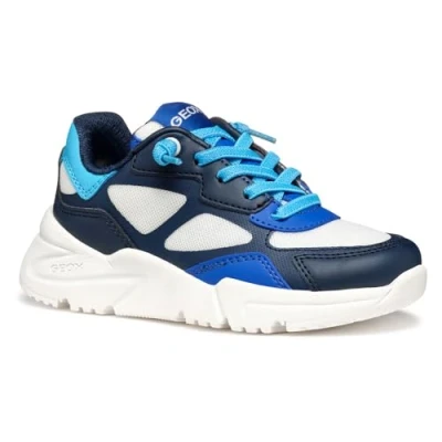 Abbildung von Geox Sneaker low für Kinder, Größe: 24, White navy Schuhe