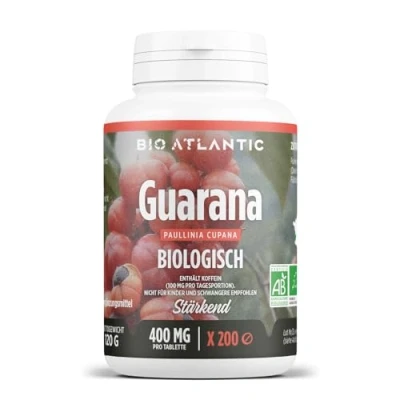 Abbildung von Bio Guarana 400mg 200 Tabletten