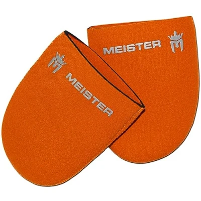Abbildung von Meister 2.5mm Thermal Neoprene Toe Warmer Booties for Cycling, Running, Hiking &amp; Ice Baths (Pair) Orange