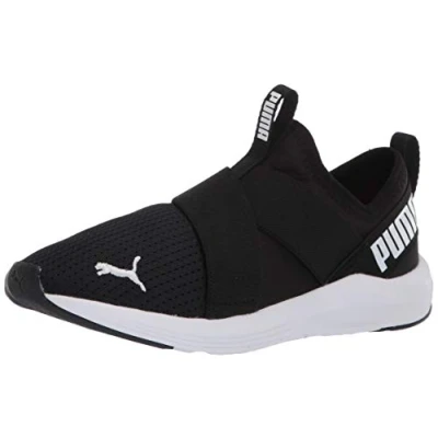 Abbildung von PUMA Damen Prowl Slip On Turnschuh, schwarz/weiß, 39 EU
