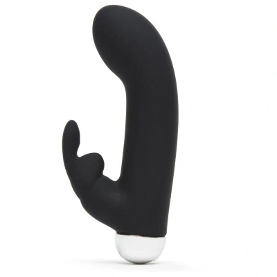 Abbildung von Fifty Shades Of Grey Greedy Girl Wiederaufladbarer Mini Rabbit Vibrator Schwarz