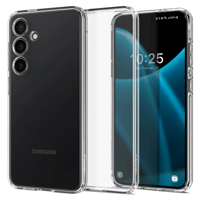 Abbildung von Samsung Galaxy S24 Hülle Silikon Spigen Backcover/Soft Case Handyhülle Transparent