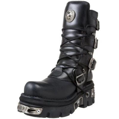 Abbildung von New Rock Schnürstiefelette, Größe: 39, Zwart Schuhe
