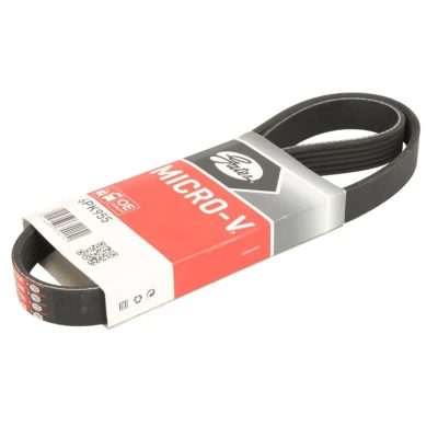 Abbildung von GATES Micro V 6PK955 Keilrippenriemen 955 6 Polyester, EPDM (Ethylen Propylen Dien Kautschuk) VOLKSWAGEN: GOLF 5, 6, Jetta 3, HYUNDAI: ix35