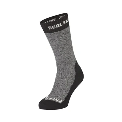 Abbildung von SEALSKINZ Unisex Waterproof Cold Weather Mid Length Stanfield Wasserdichte Socken Für Extremes Kaltes Wetter, Mittellang, Grau, L EU