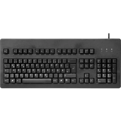 Abbildung von CHERRY G80 3000, Kabelgebundene Mechanische Tastatur, Deutsches Layout (QWERTZ), USB Anschluss, Robust, Programmierbare Tasten, MX BLACK Switches, Schwarz