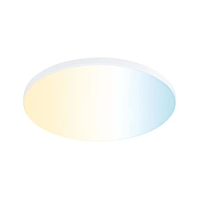 Abbildung von Paulmann 79956 LED Panel Einbaupanel Veluna VariFit Edge 160mm rund Tunable White Weißlichtsteuerung Weiß Kunststoff Deckenleuchte
