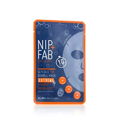 Abbildung von Nip+Fab Glycolic Extreme Bubble Sheet MASK Gesichtsmaske, Größe: 23 g,