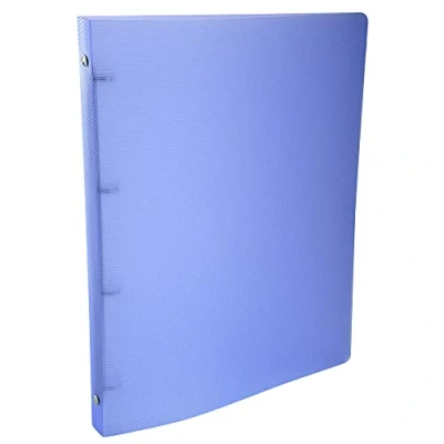 Abbildung von Exacompta 51177E 5er Pack Kunststoff Ringhefter Linicolor aus flexiblem transluzentem Polypropylen 4 Ringe Rücken 20mm DIN A4 Plastikordner ideal für Büro und Schule 1 Stück Zufallsfarbe