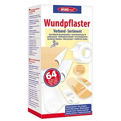 Abbildung von Wundmed Wundpflaster Verband Sortiment 64 Teile