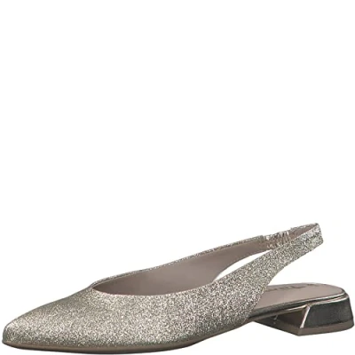 Abbildung von Tamaris Slingballerina, Damen, Größe: 37, Light gold Schuhe