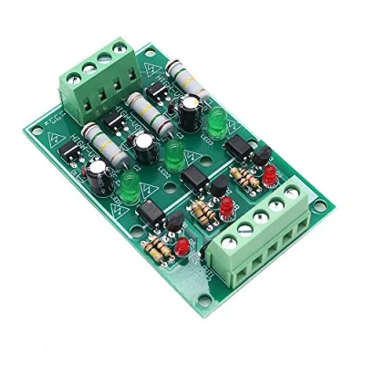 Abbildung von DollaTek 3 Kanal Optokoppler Isolationsmodul, AC 220V Isolierplatinen Testmodul ohne Leiterplatten Erkennungsmodul