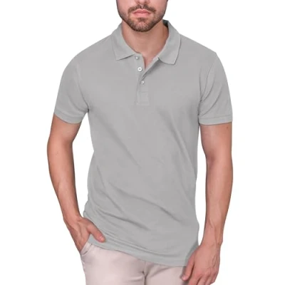 Abbildung von HRM Herren Heavy Stretch M Polohemd, Sand, 58