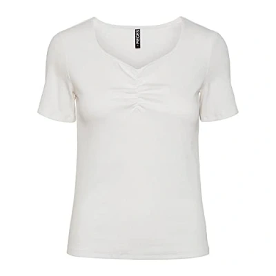Abbildung von Pieces Pctania Tshirt basic, Damen, Größe: XS, Bright white