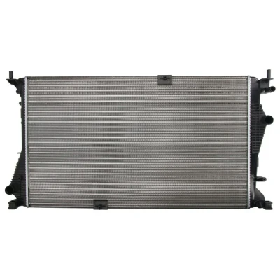 Abbildung von THERMOTEC D7R047TT Kühler, Motorkühlung Aluminium 779 470 34 Schaltgetriebe Kühlrippen mechanisch gefügt RENAULT: TRAFIC 2 Bus, Kasten