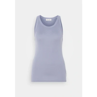 Abbildung von Marc O&#039;Polo Damen Tanktop aus Bio Baumwolle mit Rundhalsausschnitt, Blau (Nordic Sea), S