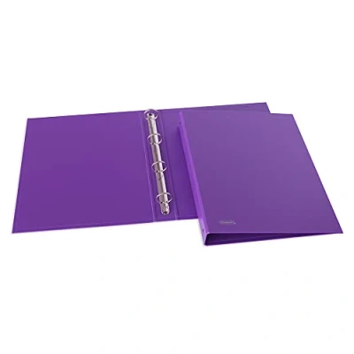 Abbildung von Favorit Sprint Ringordner aus Karton, 22 x 30 cm, 4 runde Ringe, mm, Violett