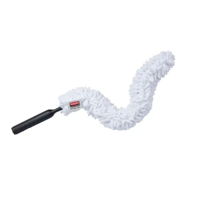 Abbildung von Rubbermaid Commercial Products Hygen Quick Connect Flexible Dusting Wand with High Performance Microfibre White