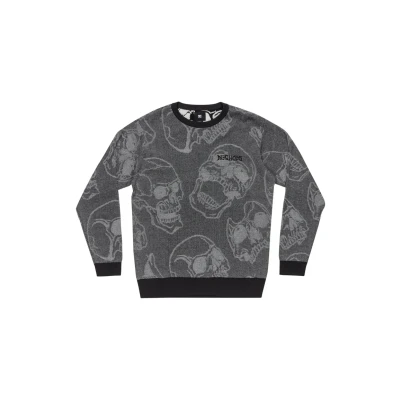 Abbildung von DC Shoes Strickpullover, Herren, Größe: XS, Xsks heather skully print
