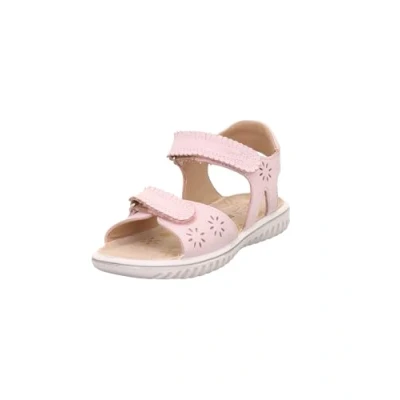 Abbildung von Superfit Mädchen Sandaletten Sparkle, Kinder Sandalen, Weite: M IV, offene Schuhe, Strandschuhe, Sommersandalen, Klettverschluss, ROSA (500), 31 EU