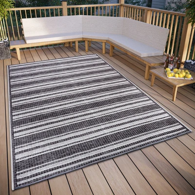 Abbildung von HANSE Home Teppich »Temu«, rechteckig, 6 mm Höhe, strapazierfähig, pflegeleicht, robust, In und Outdoor, wetterfest