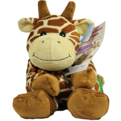 Abbildung von Wärme Stofftier Giraffe Guido