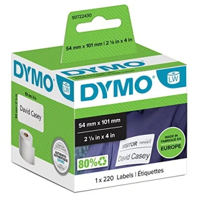 Abbildung von DYMO Original D1 Etikettenband schwarz auf blau 9 mm x 7 m selbstklebendes Schriftband für LabelManager Beschriftungsgerät