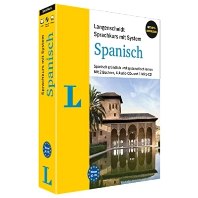 Abbildung von Langenscheidt Spanisch mit System: gründlich und systematisch lernen. 2 Büchern, MP3 Download 5 CDs (Langenscheidt System)