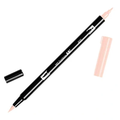 Abbildung von Tombow ABT 850 Fasermaler Dual Brush Pen mit zwei Spitzen, Light Apricot