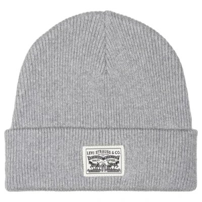 Abbildung von Levi&#039;s Herren Backpatch Beanie, Regular Grey, UN