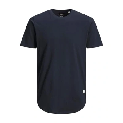 Abbildung von JACK &amp; JONES Herren Rundhals T Shirt JJENOA Regular Fit Plussize XXL 8XL, Größe:7XL, Farbe:Navy Blazer 12184933