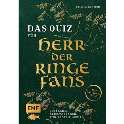 Abbildung von Das inoffizielle Quiz für Herr der Ringe Fans: Teste dein Wissen Mit 300 Fragen, Spielvorlagen, Fun Facts und mehr! Decoderfolie