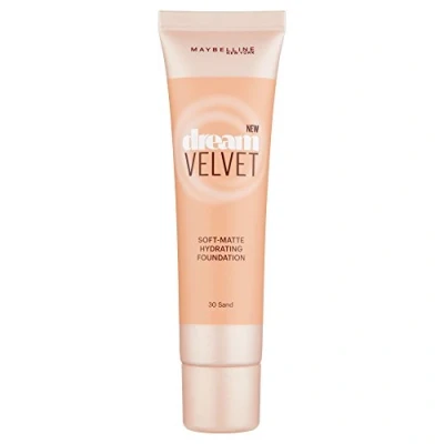 Abbildung von Maybelline Dream Velvet Soft Matte Hydrating Foundation (30 Sand) 30 ml