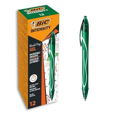 Abbildung von BIC Deutschland DeutschlandGel ocity Quick Dry Gel Roller Medium in Grün 12er Set, 964771, 12 unidades