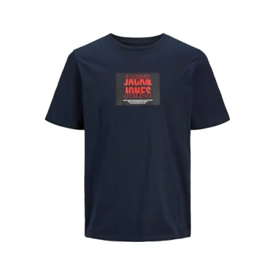 Abbildung von Jack &amp; Jones Tshirt print, Herren, Größe: 3XL, Sky captain