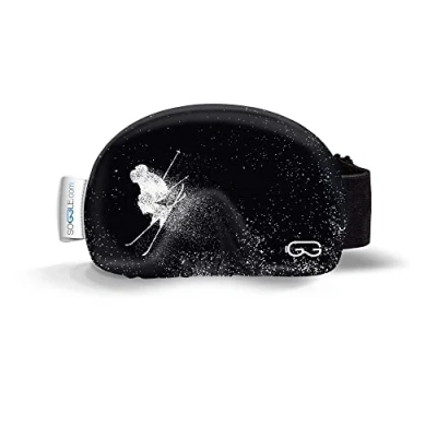 Abbildung von SOGGLE Skibrillen Schutz Überzug aus Mikrofaser (one size), Farbe:black white 02 freestyler