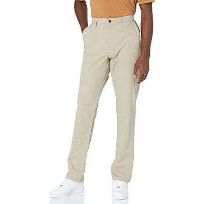Abbildung von Amazon Essentials Herren Legere Stretch Chinohose in sportlicher Passform (in Übergröße erhältlich), Bräunen, 29W / 32L
